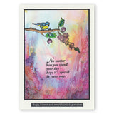 Garden Birds & Cherry Blossom A5 Stamp & Mask Set