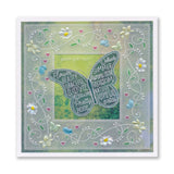 Happy Birthday Butterflies A6 Groovi Plate