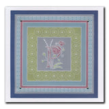 Barbara's Bijou Floral Alphabet & Numbers A4 & A5 Square Groovi Plate Duo