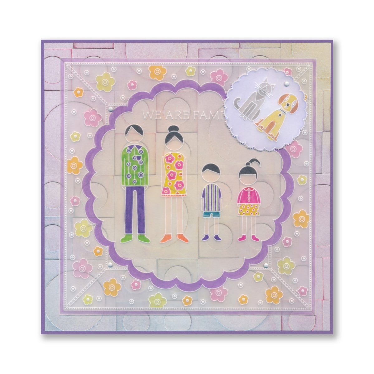 SHAC Retro Family A4 Square Groovi Plate