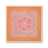 Barbara's Thinking of You - Japanese Floral Tiles Sampler A4 Groovi Plate