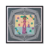 Barbara's SHAC Hippie Chicks A4 Stamp Set & A5 Groovi Plate