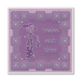 Barbara's SHAC Hippie Chicks A5 Groovi Plate