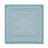 Barbara's Thinking of You - Japanese Floral Tiles Sampler A4 Groovi Plate