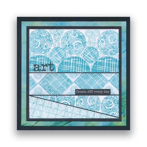 Art - Grunge Elements A5 Stamp Set