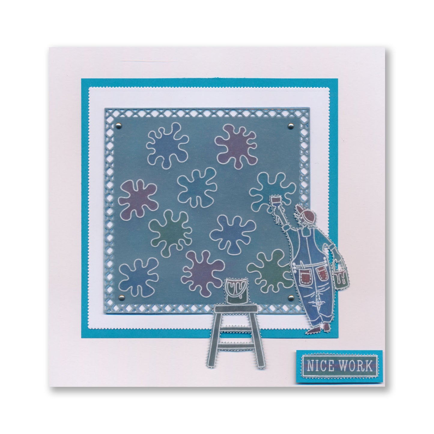 Barbara's Mr. Painter A5 Square Groovi Plate