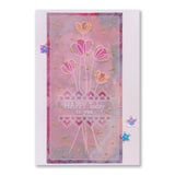 Tina's Springtime Flowers Happy Today Groovi Spacer Plate