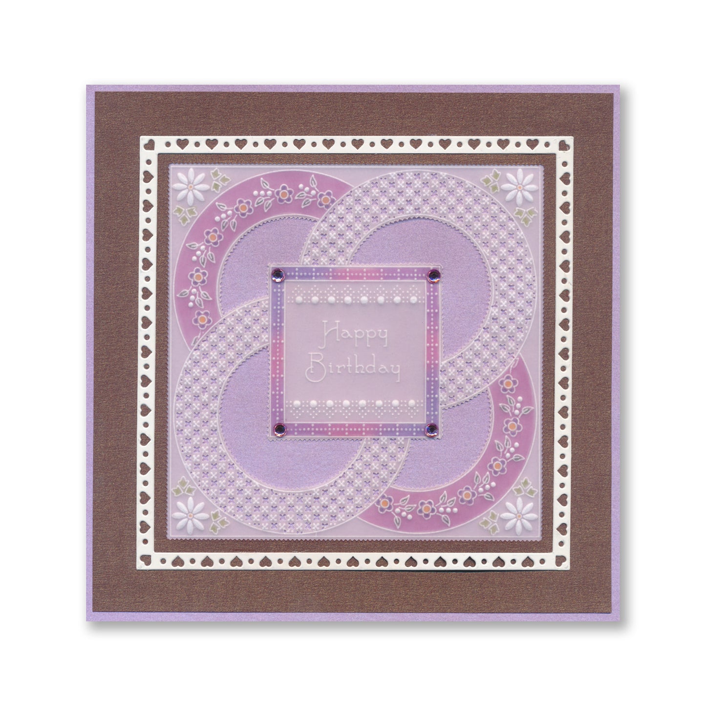 Tina's Happy Birthday Rosie Doodles All in One A5 Square Groovi Plate