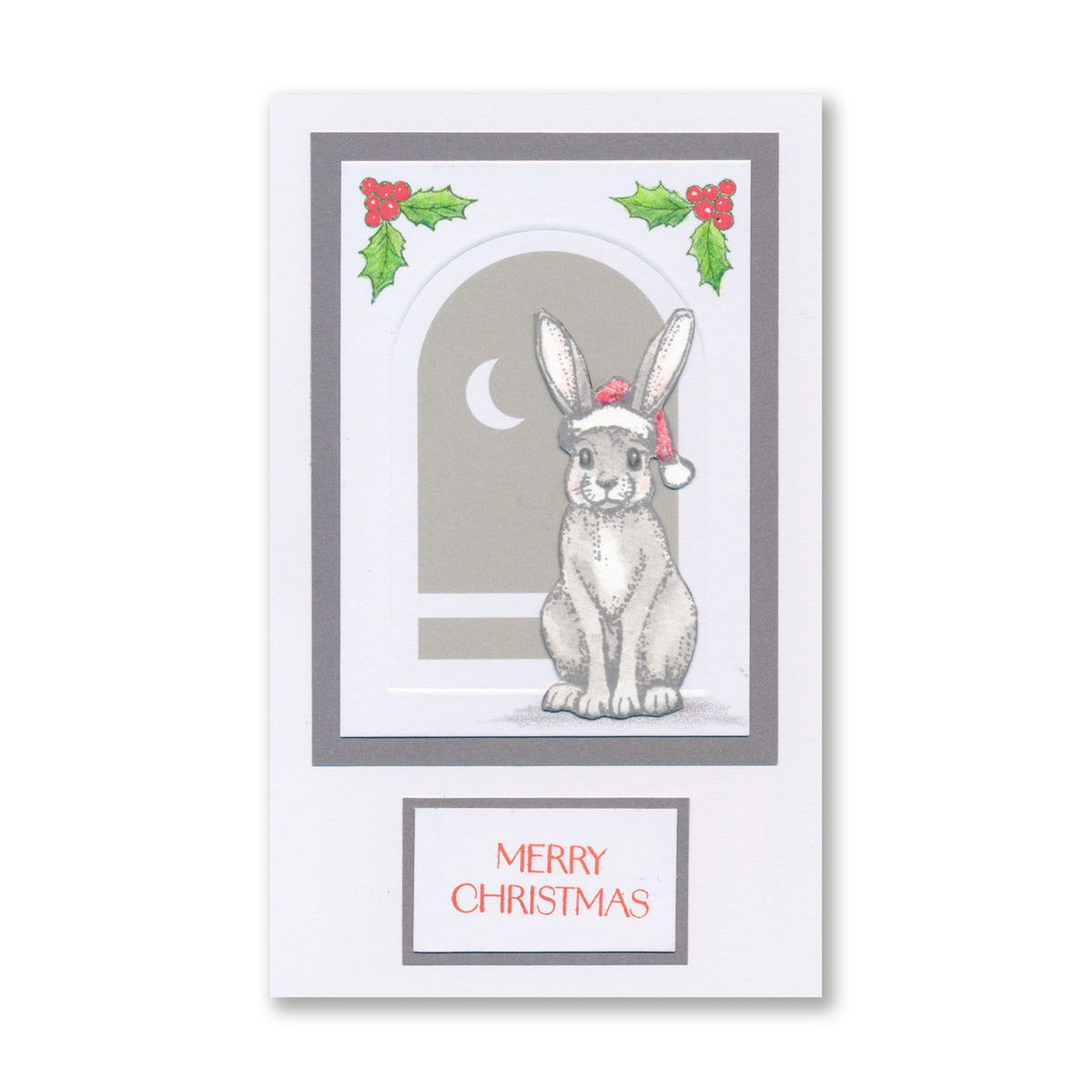 Barbara's Christmas Animals - Hares A6 Stamp & Mask Set