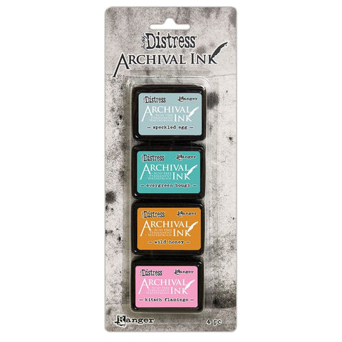 Mini Distress Archival Ink Pads Kit 4 - Speckled Egg