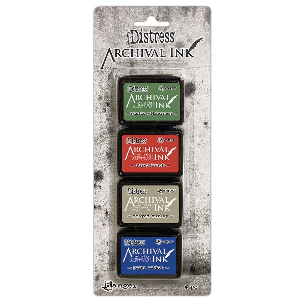 Mini Distress Archival Ink Pads Kit 6 - Rustic Wilderness