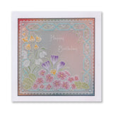 Linda's Farm in the Valley Layering Frame A4 Square Groovi Plate