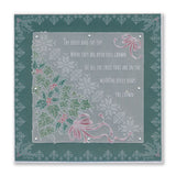 Linda's Holly & Ivy Companion A5 Square Groovi Plate