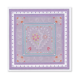 Barbara's Loving Heart A5 Square Groovi Plate