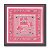 Tina's Floral Layering Parchlets A6 Square Groovi Plate Quartet