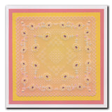 Jazz's Summer Sunflowers Frame A5 Square Groovi Plate