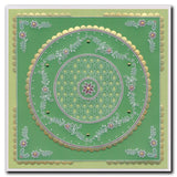Jazz's Winter Mistletoe Frame A5 Square Groovi Plate