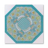Linda's Richelieu Lace Camellia A5 Square Groovi Plate