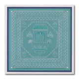 Linda's Layering Frames Set 4 - Tuscany A4 Square & A5 Square Groovi Plate Collection