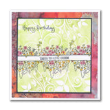 Jazz's Floral Panels & Petite Sentiments A5 Square & A7 Stamp Collection