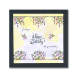 Jazz's Floral Panels & Petite Sentiments A5 Square & A7 Stamp Collection