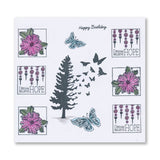 KISS by Clarity - Tina's Flowers Sampler & Thinking of You Flowers A4 & A7 Stamp Duo