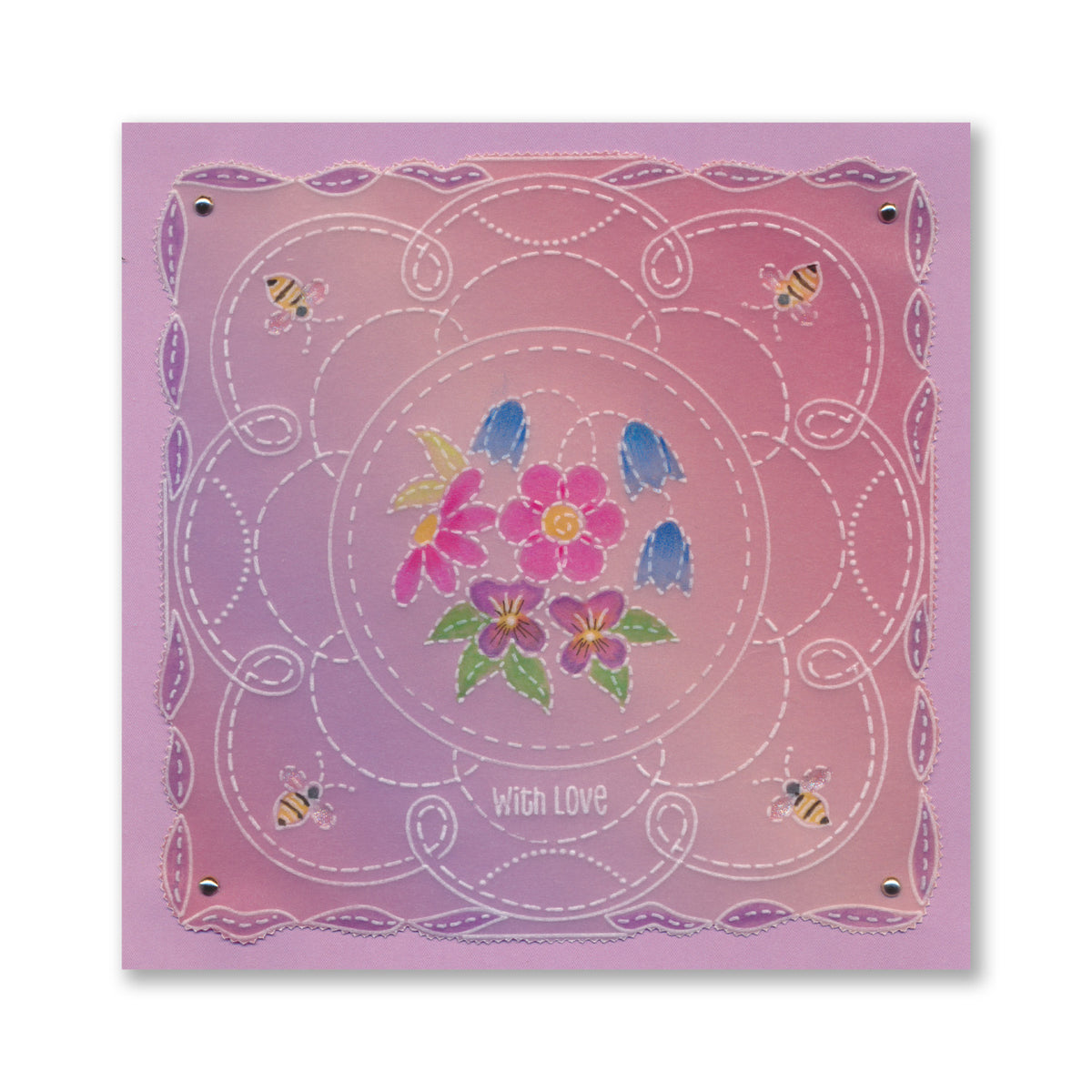 Linda's Floral Applique Midi Groovi Plate Collection