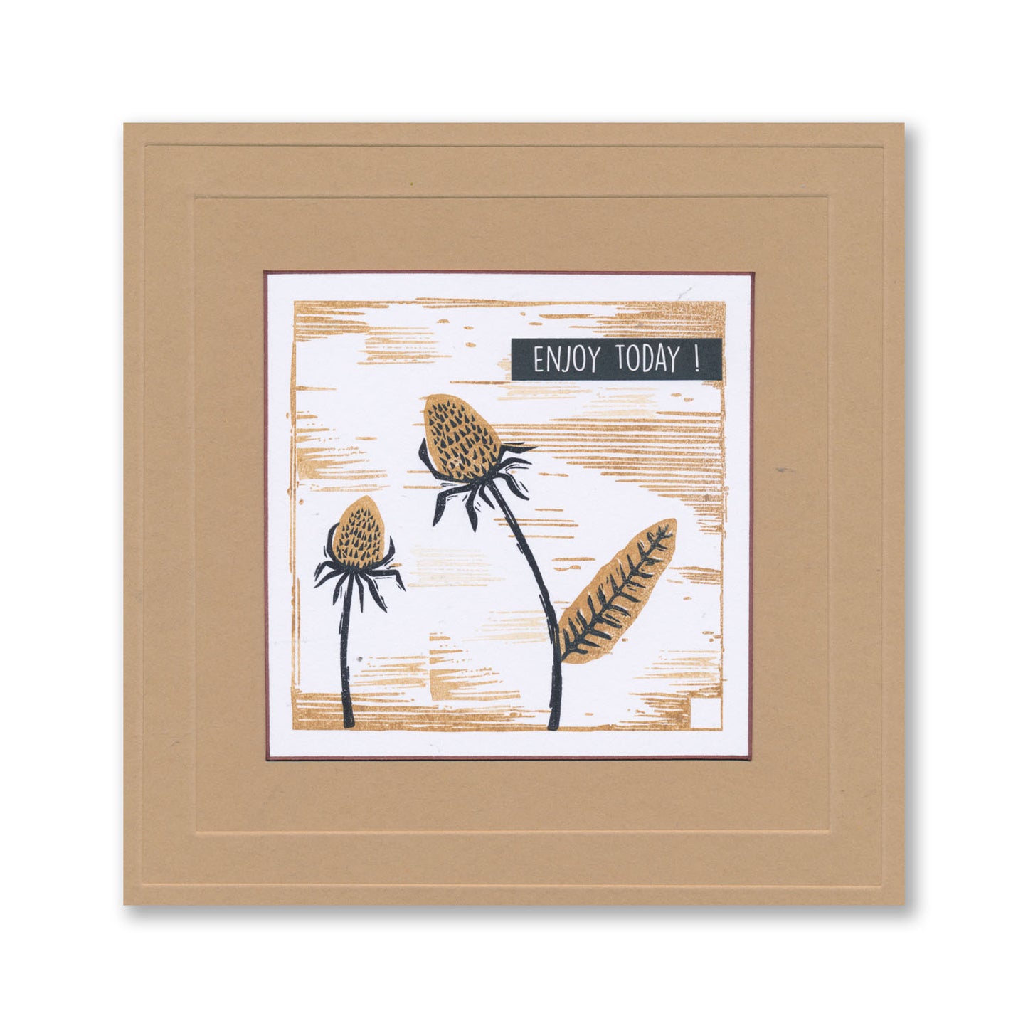 Linocut Backdrop - Landscape A5 Stamp Set