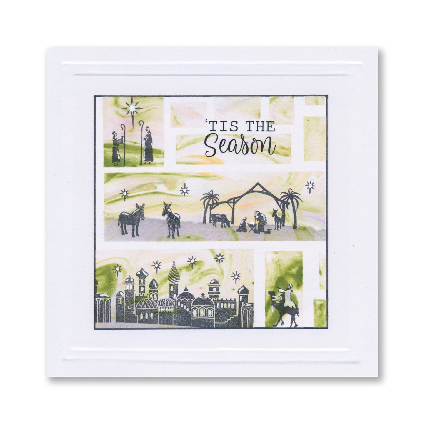 Mega Build a Landscape - Christmas A5 Stamp Set