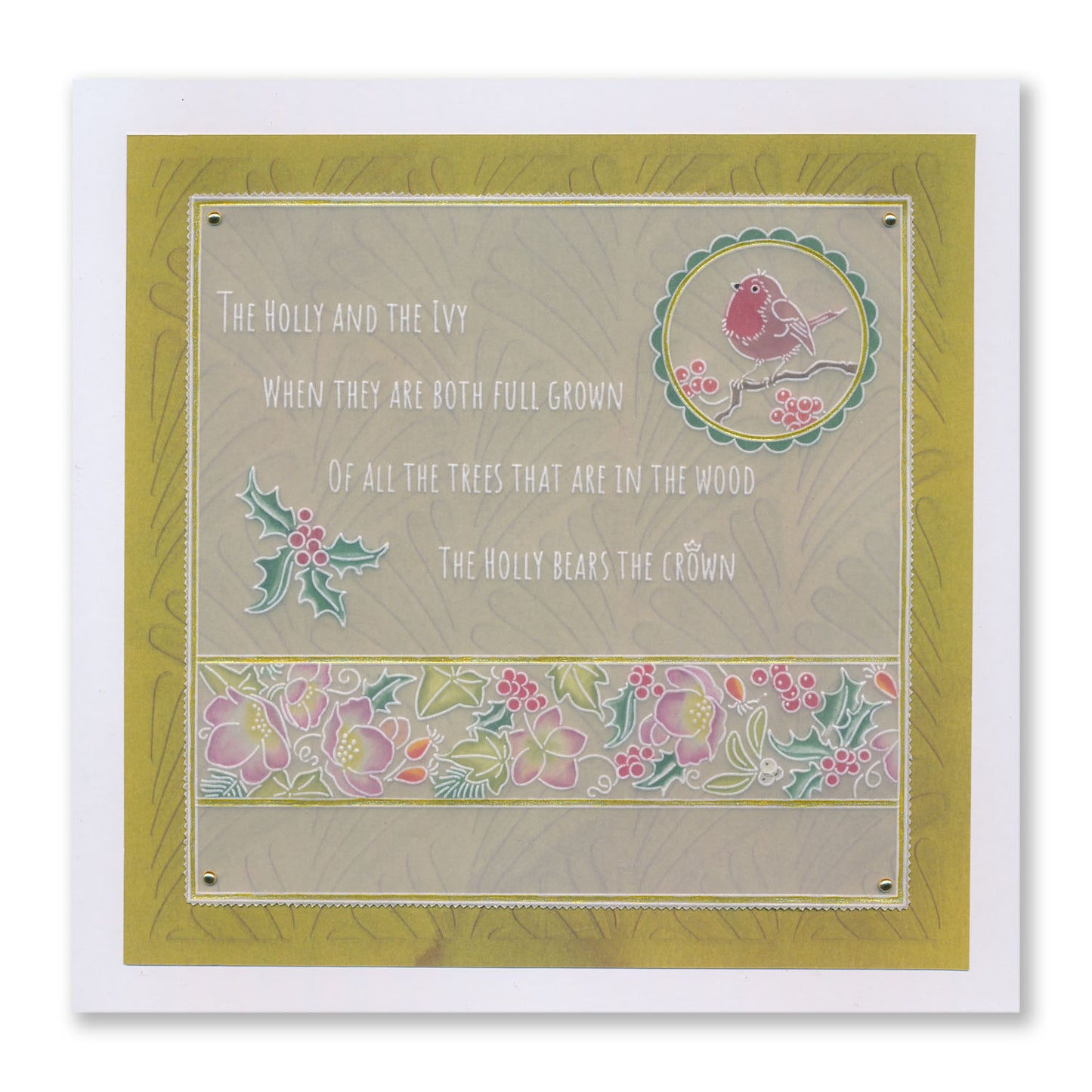 Linda's Layering Frames Set 1 - Christmas A4 Square & A5 Square Groovi Plate Collection