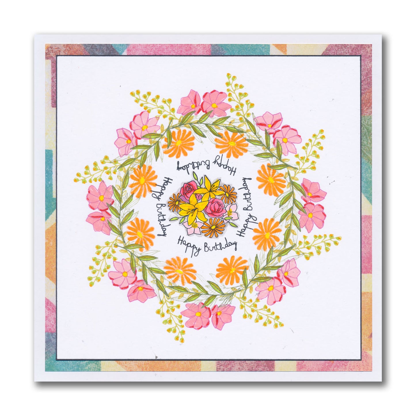 Just Flowers A5 Stamp Set