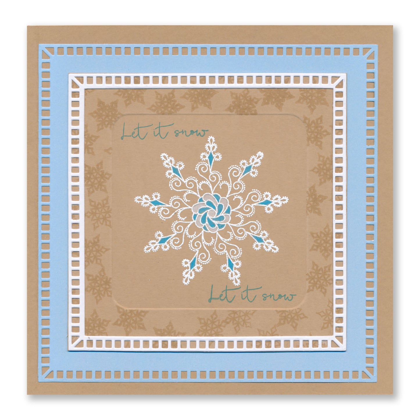 Linda's Snowflake Kisses - Christmas Compendium A6 Stamp Set