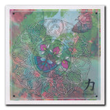 Barbara's SHAC Beauty - Japanese 2 Way Overlay Flowers & Butterflies A5 Square Stamp & Mask Set