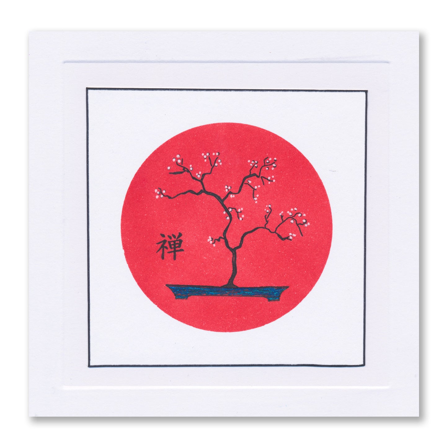 Mini Japanese Scene Builder - Trees A6 Stamp Set
