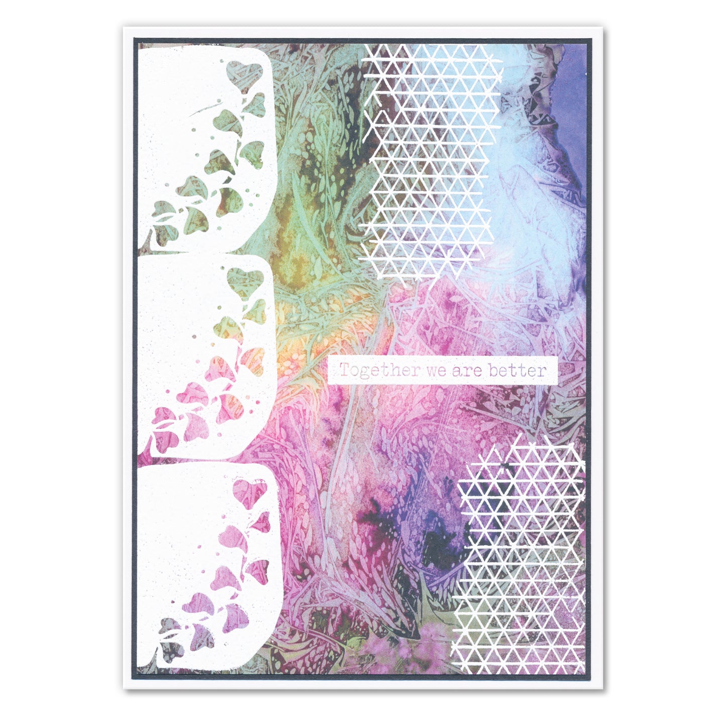 Barbara's Woodland Ivy Art Block A6 Square Stamp Set