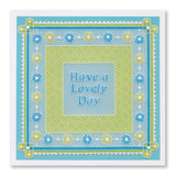 Dotted Lace Frames - Sentiments & Family A4 Groovi Plate