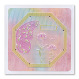 Leafy Swirl Butterfly A6 Groovi Plate