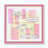 Abstract Rectangles Aperture Mat A4 Stencil