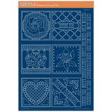Jazz's Rosie Sampler A4 Groovi Plate