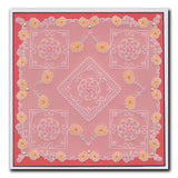 Jazz's Summer Sunflowers Frame A5 Square Groovi Plate