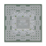 Festive Frame & Sentiments A6 Square Groovi Plate Collection