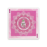 Josie's Circular (Straight) Lace Duet A5 Square Groovi Grid Collection