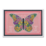 Bouquet Butterfly A6 Groovi Plate
