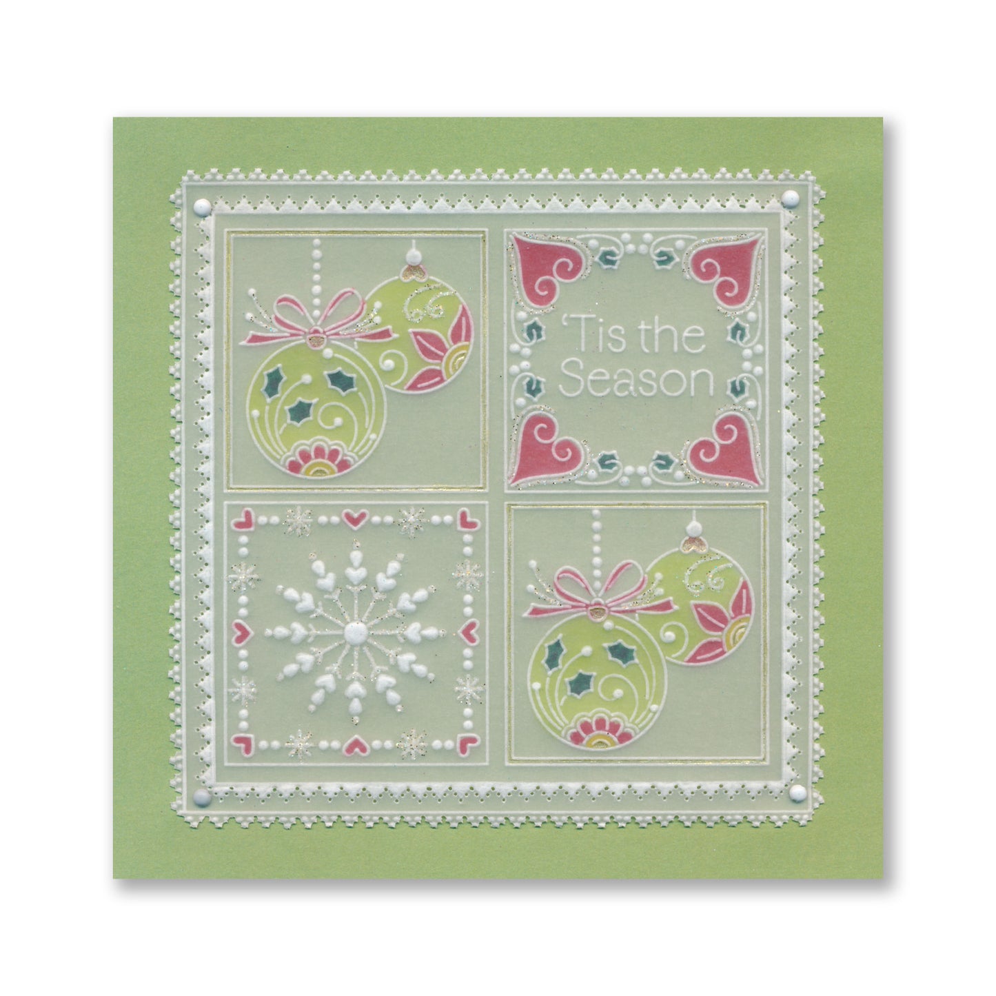 Tina Cox Christmas Elements Sampler A4 Groovi Plate