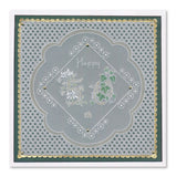 Barbara's Bijou Floral Numbers A5 Square Groovi Plate