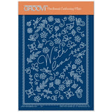 Jazz's With Love Colour Me Pattern A6 Groovi Plate