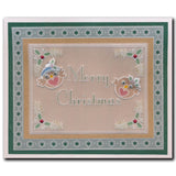 Tina's Small Christmas Corners A5 Square Groovi Plate Quartet