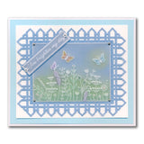 Jazz's You Brighten My Day - Floral Panels A6 Square Groovi Plate