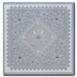 Tina's Small Christmas Corners A5 Square Groovi Plate Quartet