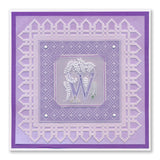 Barbara's Bijou Floral Alphabet A4 Groovi Plate